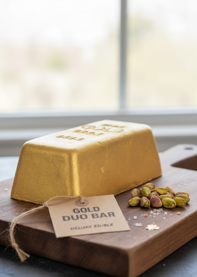 [PRE-ORDER] GOLDEN DUO BAR CHOCOLATE (DUBAI CHOCOLATE)